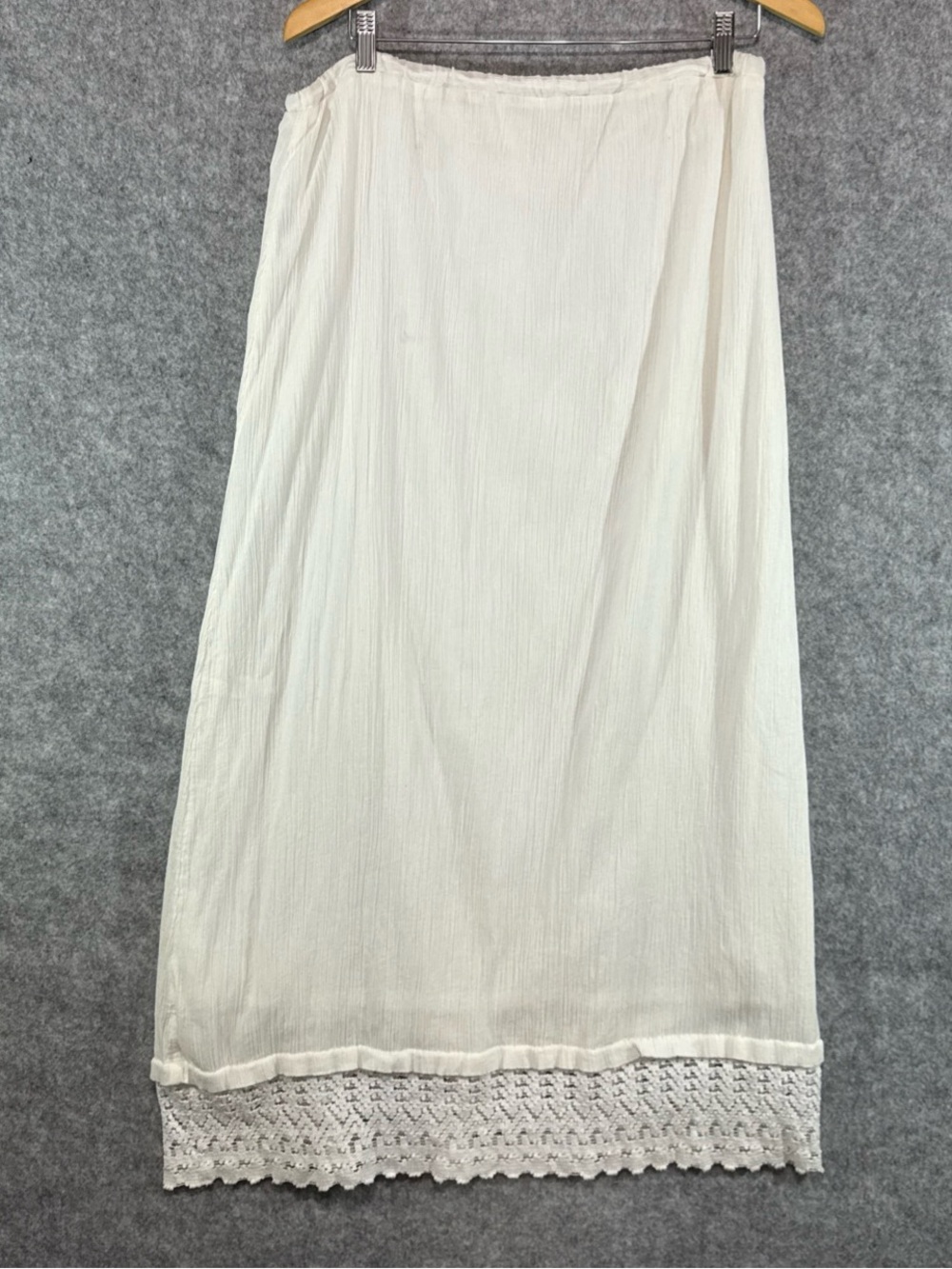 Eddie Bauer Maxi Skirt - Womens S - White Cream Bohemian Hippie Cottagecore - Picture 6 of 13
